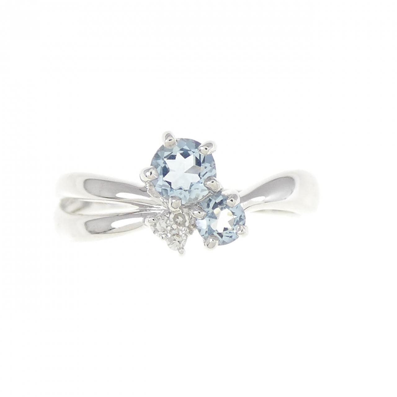 K14WG Aquamarine ring