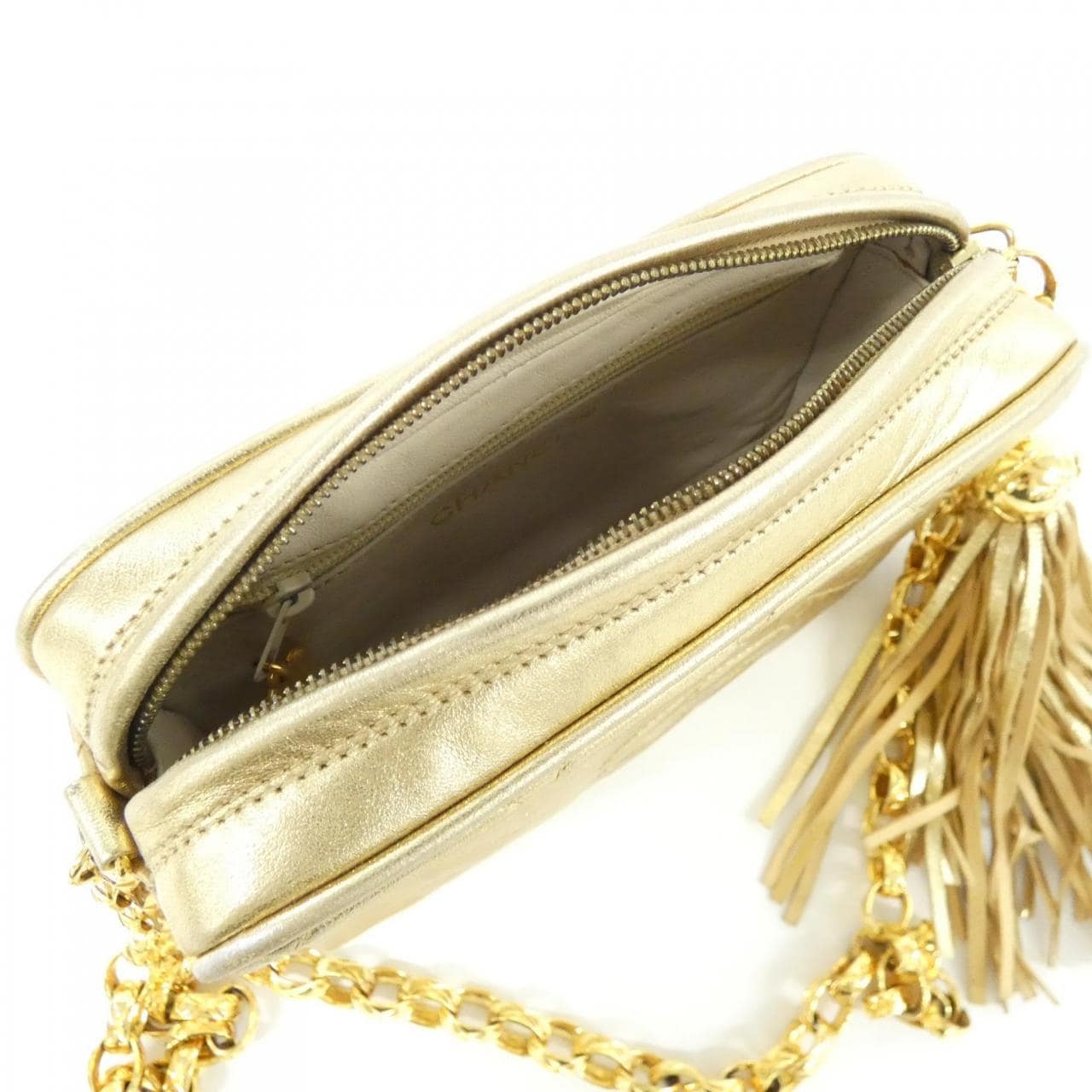 【ヴィンテージ】シャネル ダイヤモンドCC ライン ショルダーバッグ