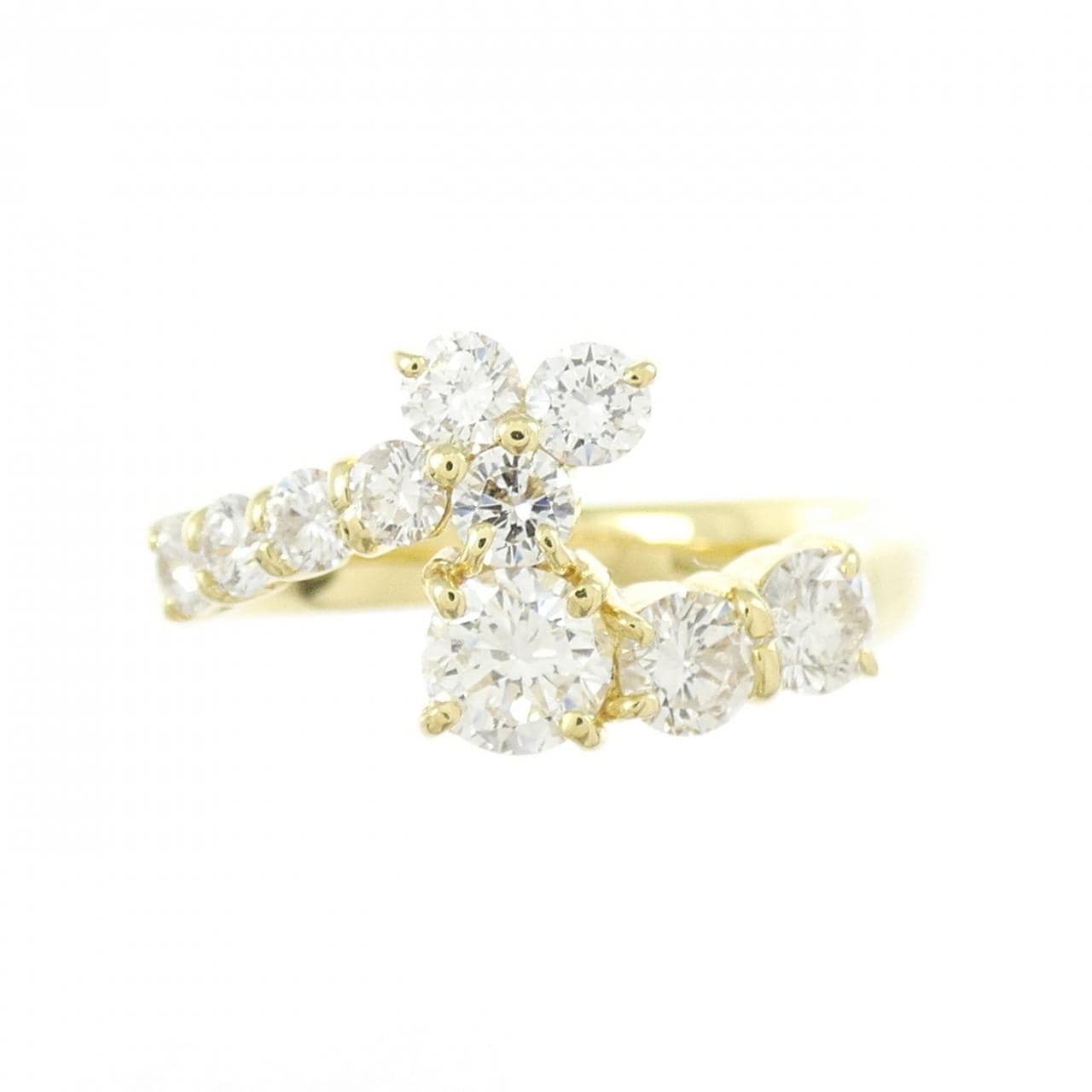 K18YG ダイヤモンド リング 1.01CT