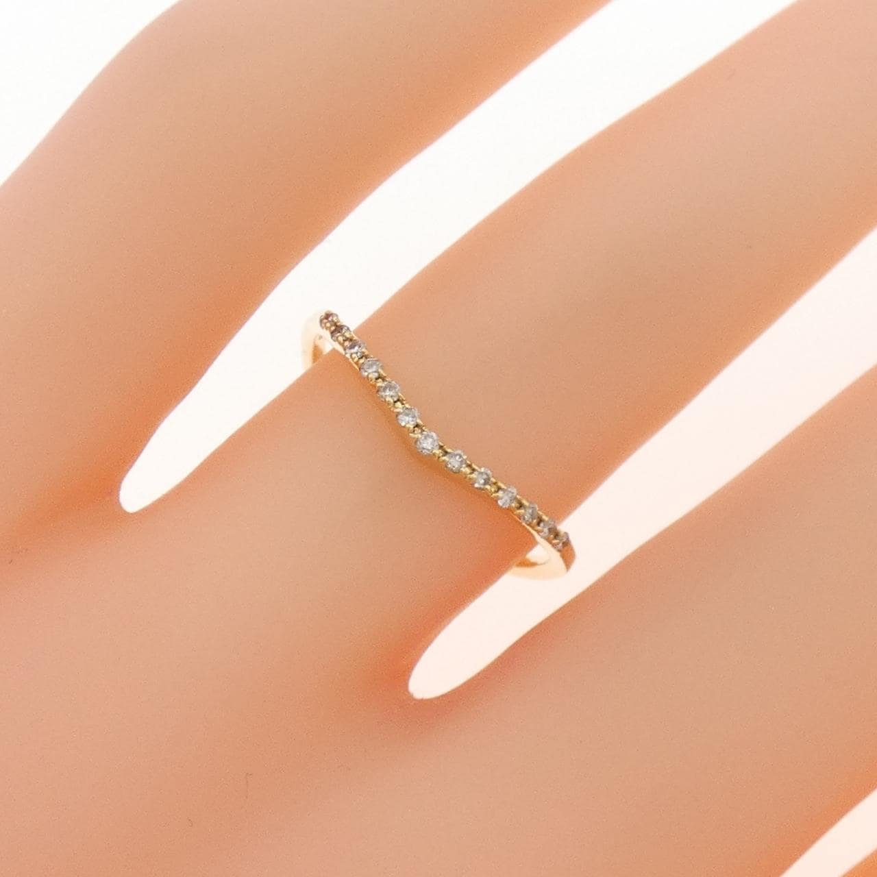 アガット ダイヤモンド リング 0.06CT
