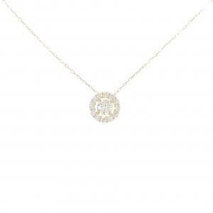 【リメイク】K18YG ダイヤモンド ネックレス 0.37CT