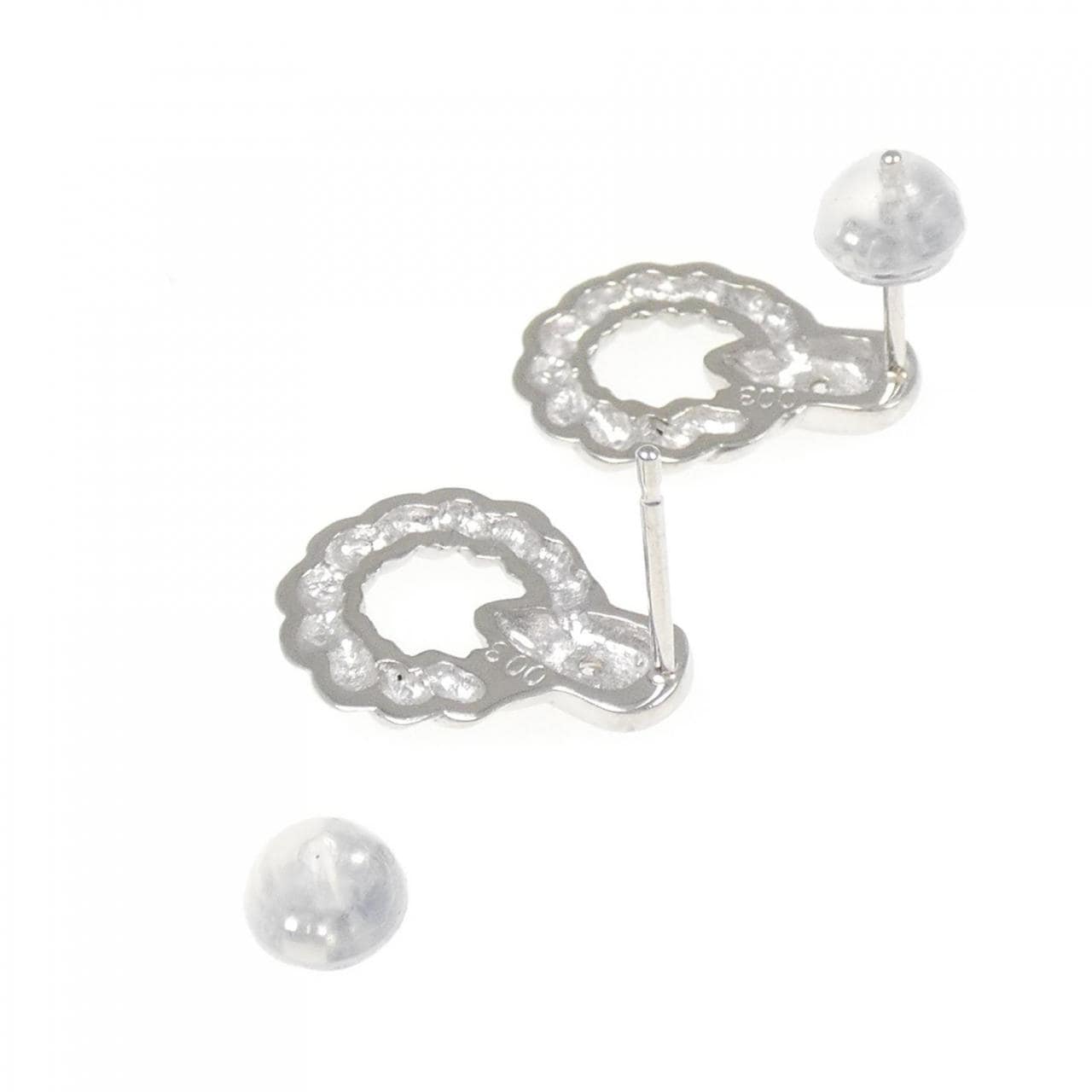 PT/PT850 ダイヤモンド ピアス 0.06CT