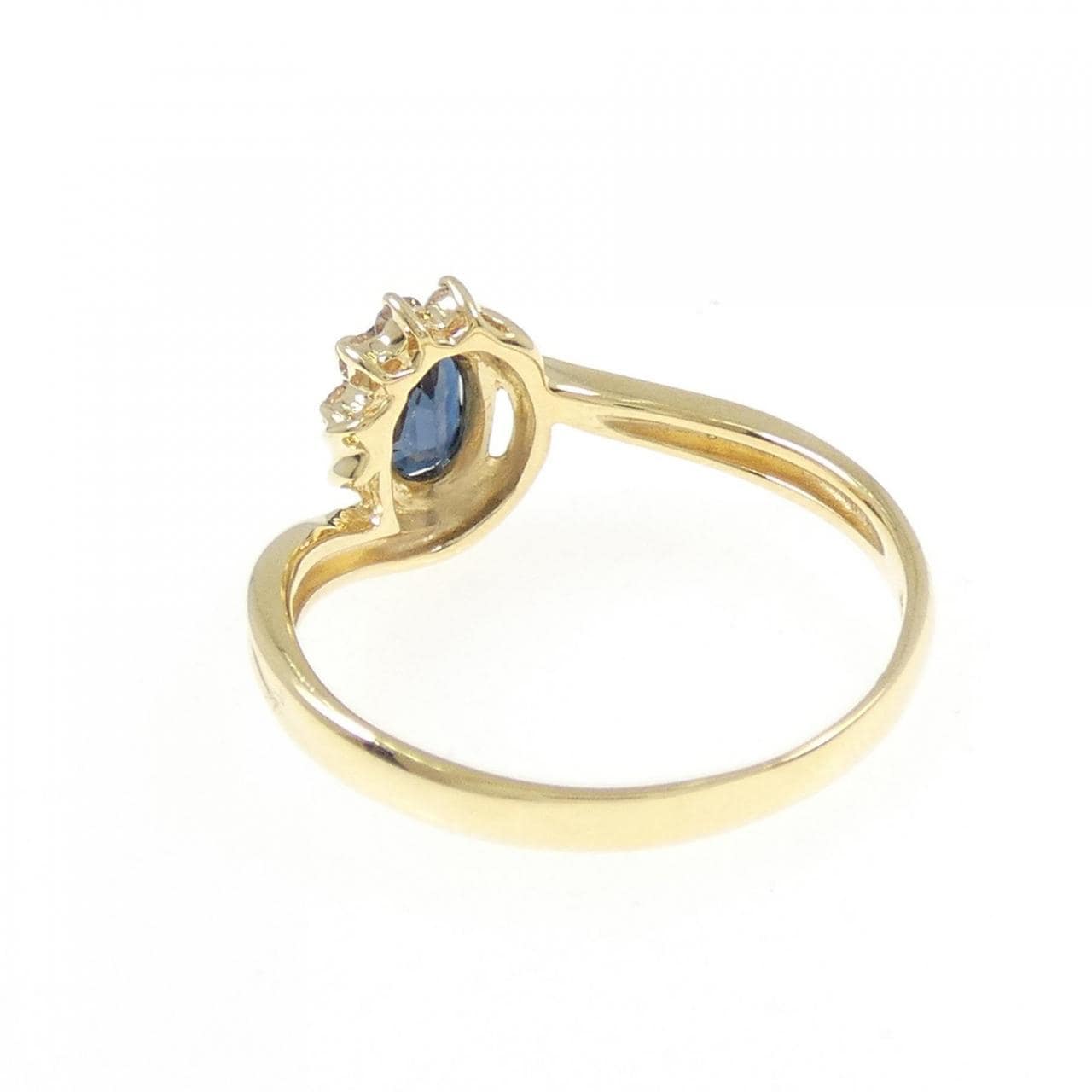 K18YG サファイヤ リング 0.59CT