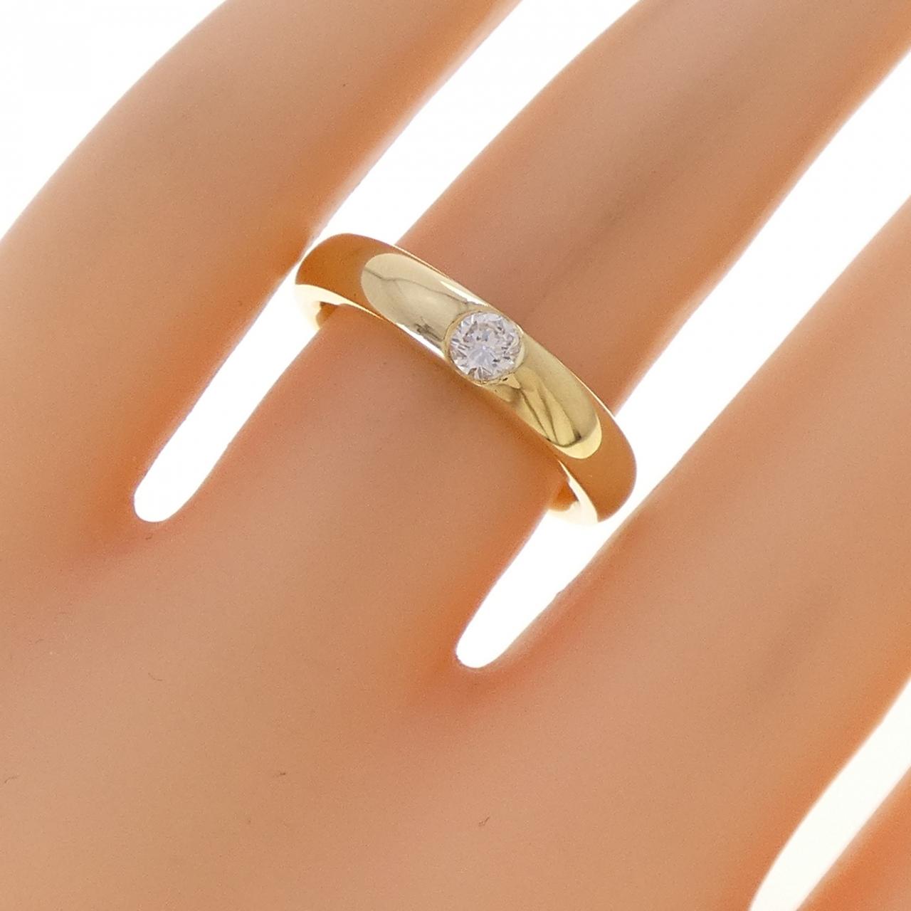 K18YG ダイヤモンド リング 0.15CT