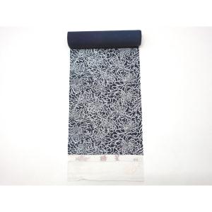 【未使用品】着尺反物　銀彩加工