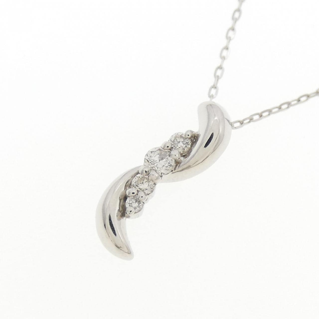 フェスタリア ダイヤモンド ネックレス 0.06CT