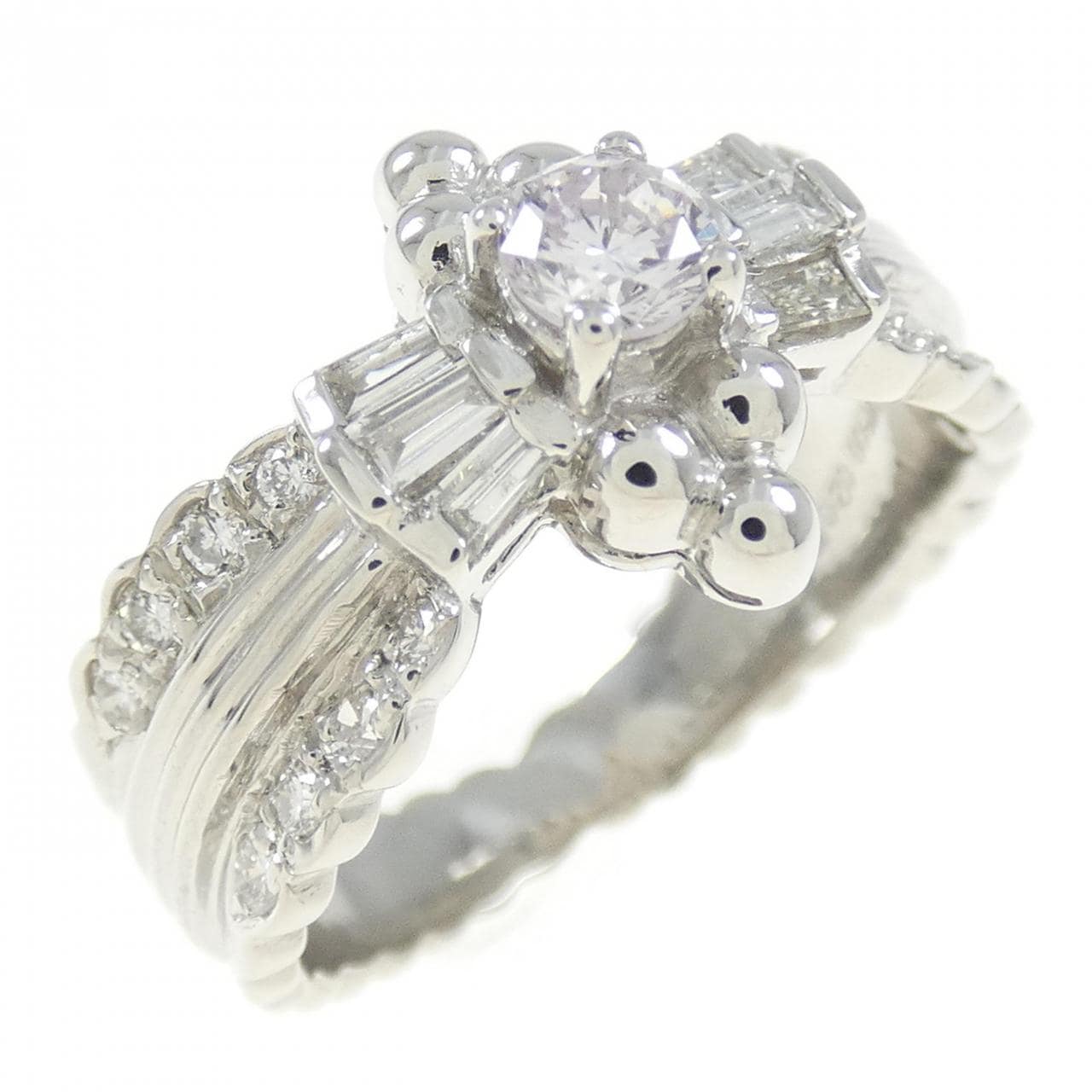 PT ピンクダイヤモンド リング 0.205CT