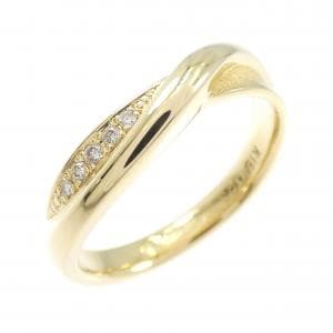 K18YG ダイヤモンド リング 0.03CT