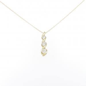K18YG ダイヤモンド ネックレス 0.45CT