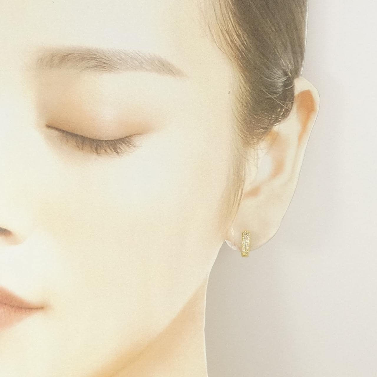 K18YG ダイヤモンド ピアス 0.20CT