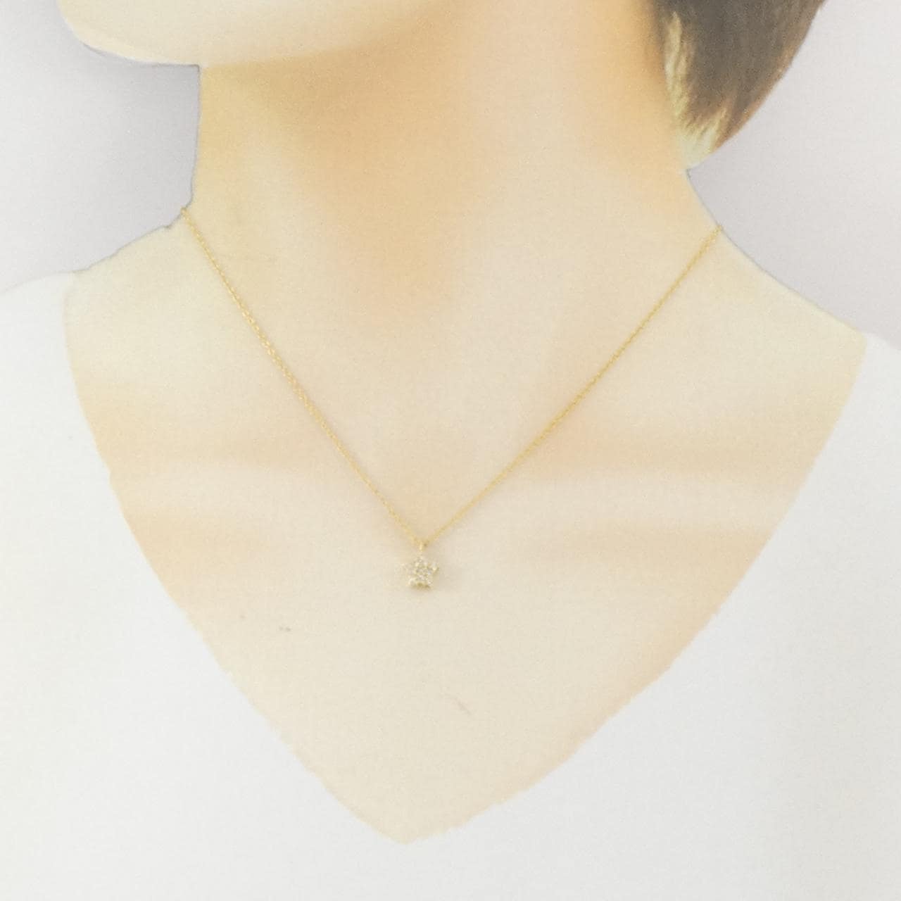 ポンテヴェキオ スター ダイヤモンド ネックレス 0.17CT