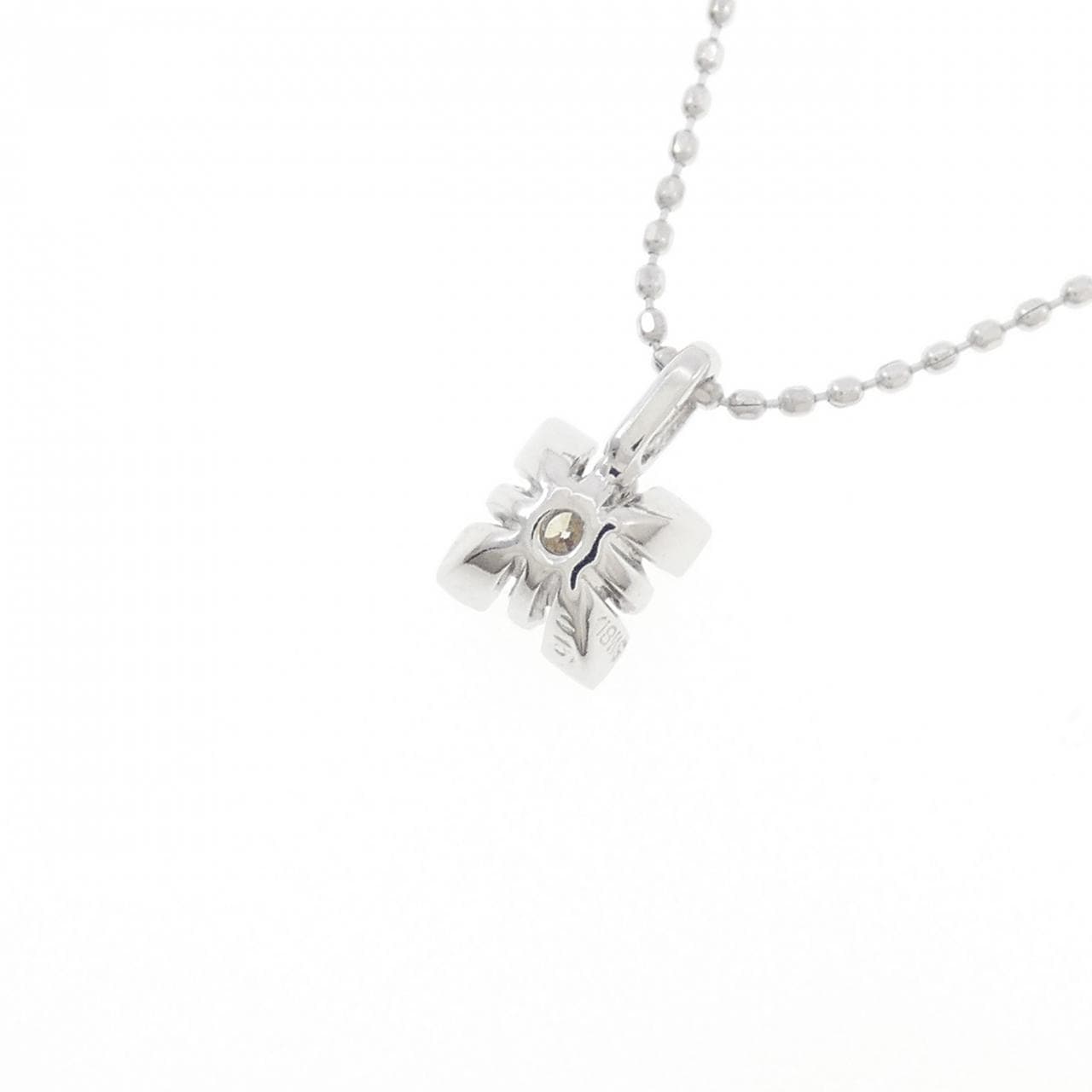 K18WG ダイヤモンド ネックレス 0.15CT