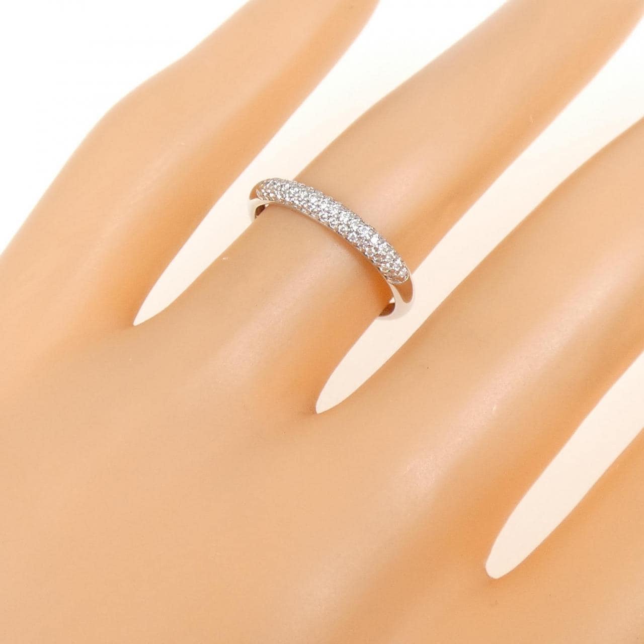 PT950 Diamond Ring 0.14CT