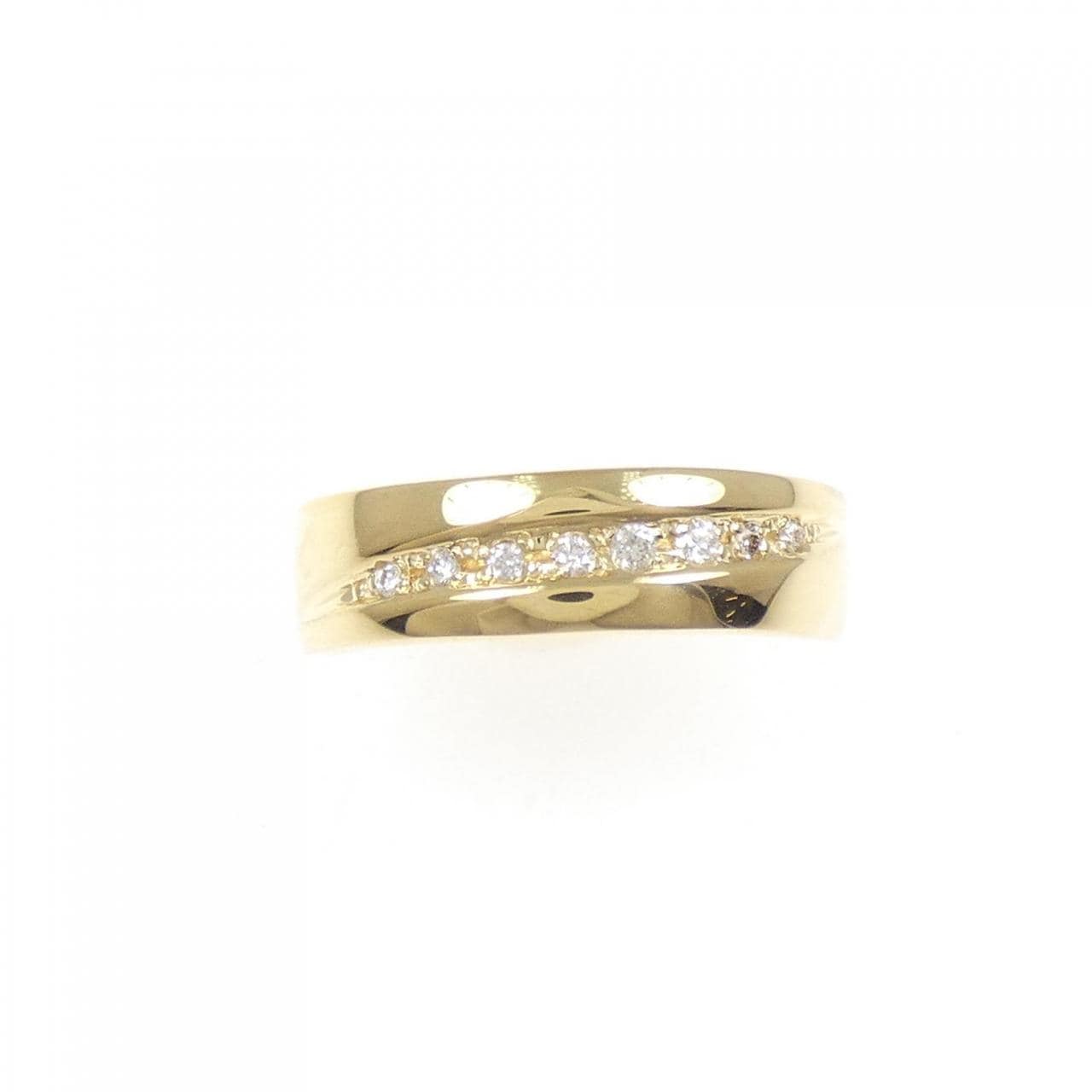 K18YG ダイヤモンド リング 0.07CT