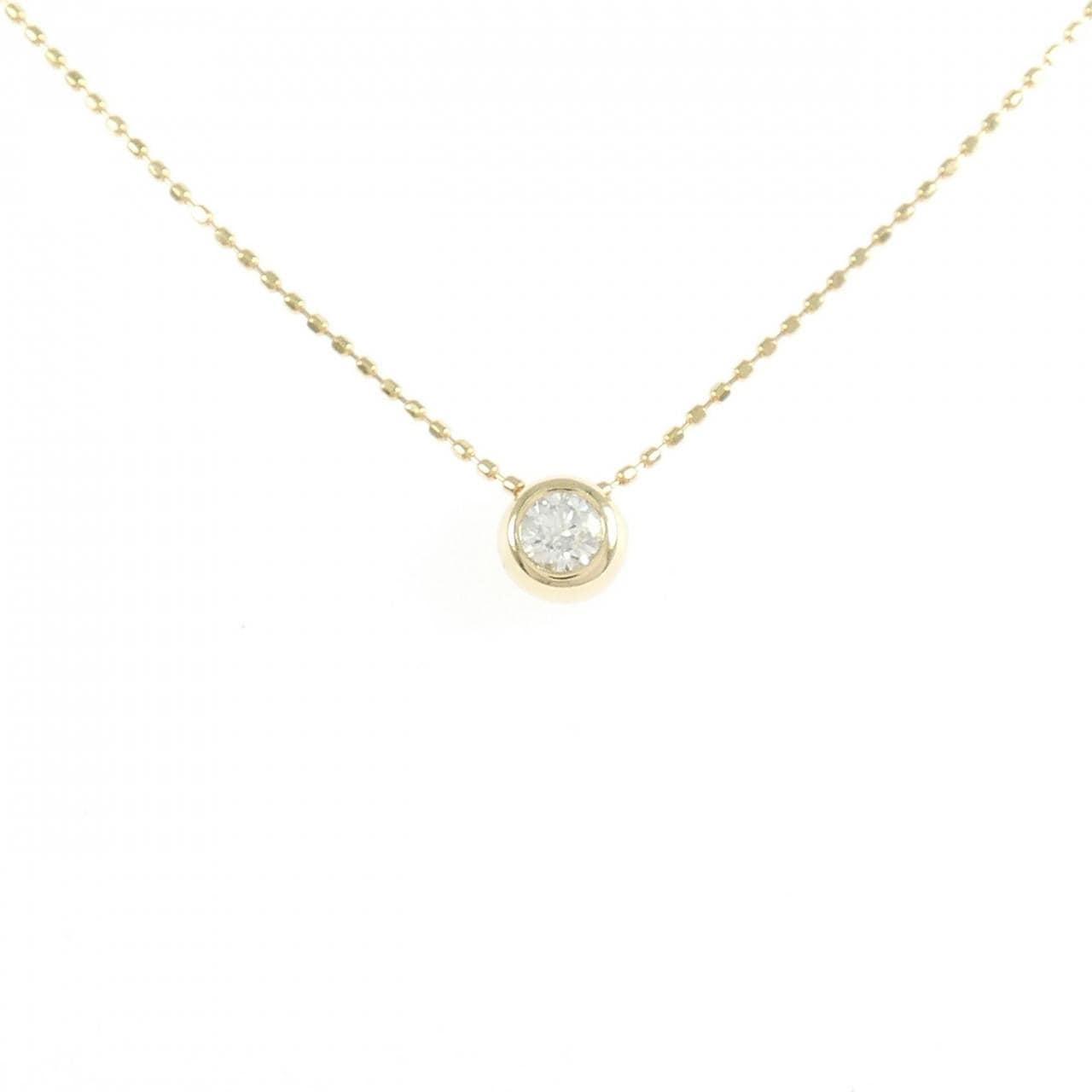 K18YG ダイヤモンド ネックレス 0.13CT