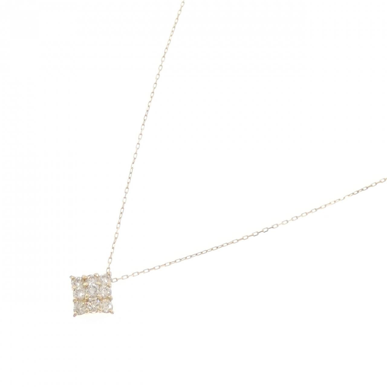 [新品] K10YG鑽石項鍊 0.20CT