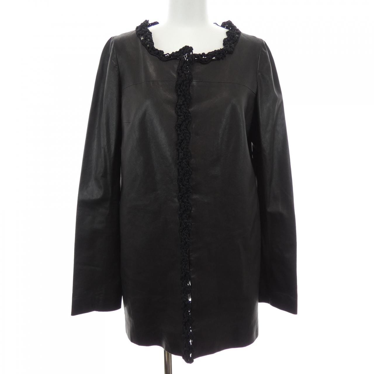 シャネル CHANEL P35591C00082 09A レザージャケット