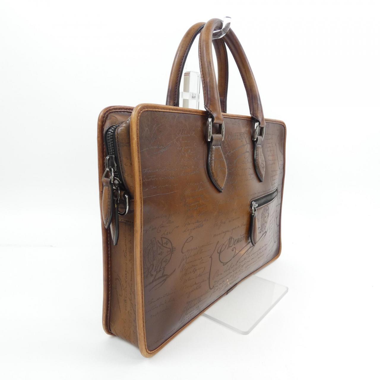 ベルルッティ Berluti アンジュールスモールスクリットレザーブリーフ BAG