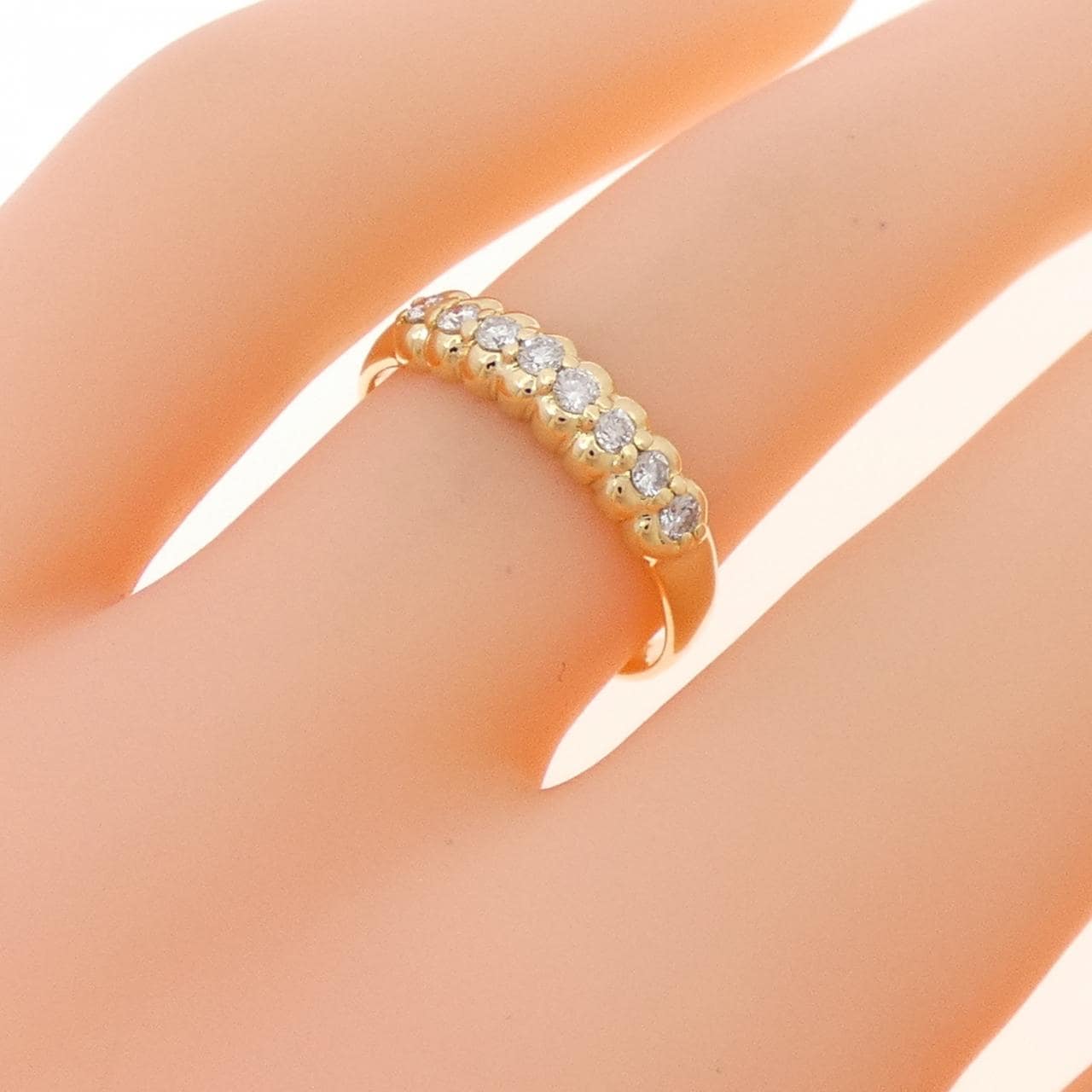 K18YG ダイヤモンド リング 0.16CT