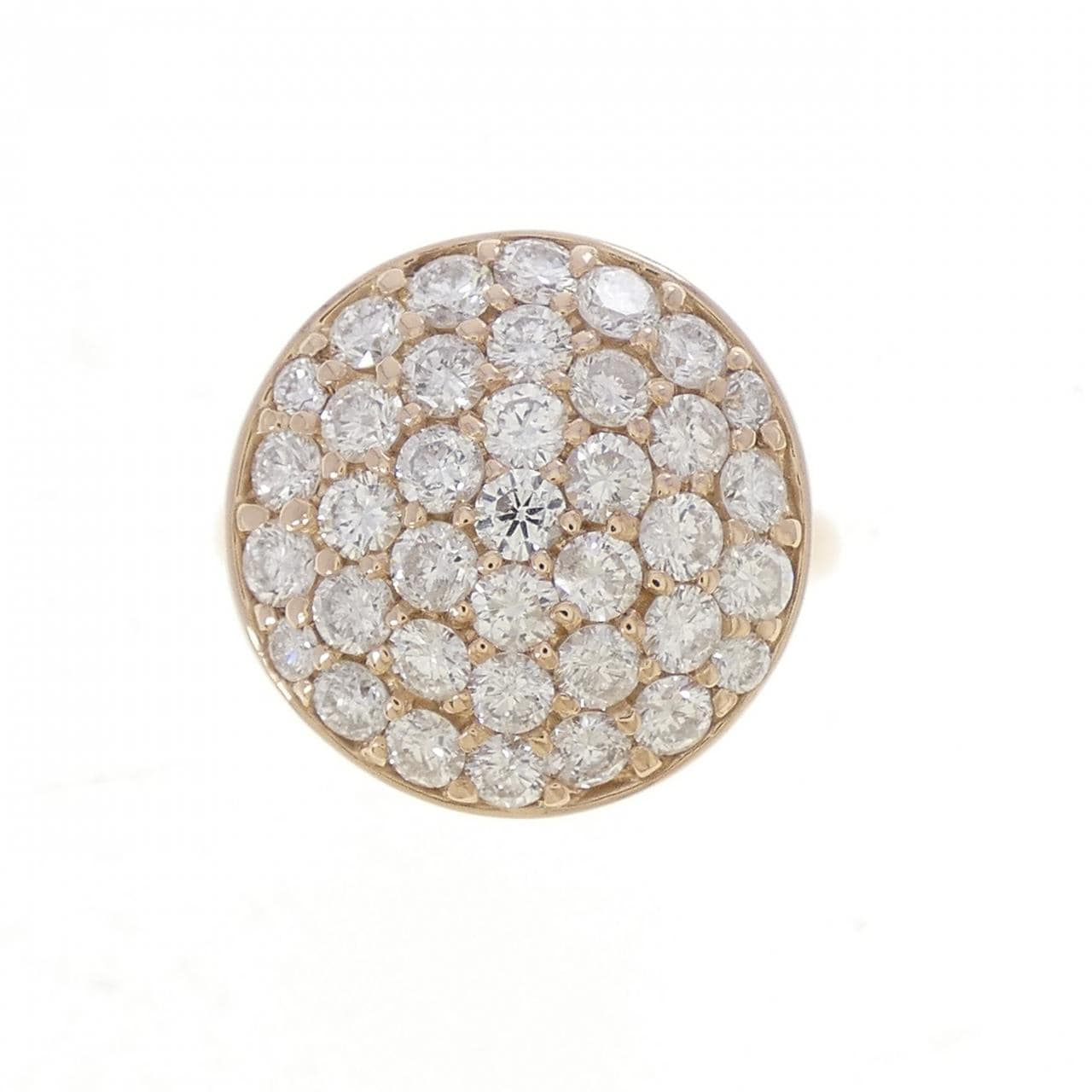 K18PG ダイヤモンド リング 1.80CT