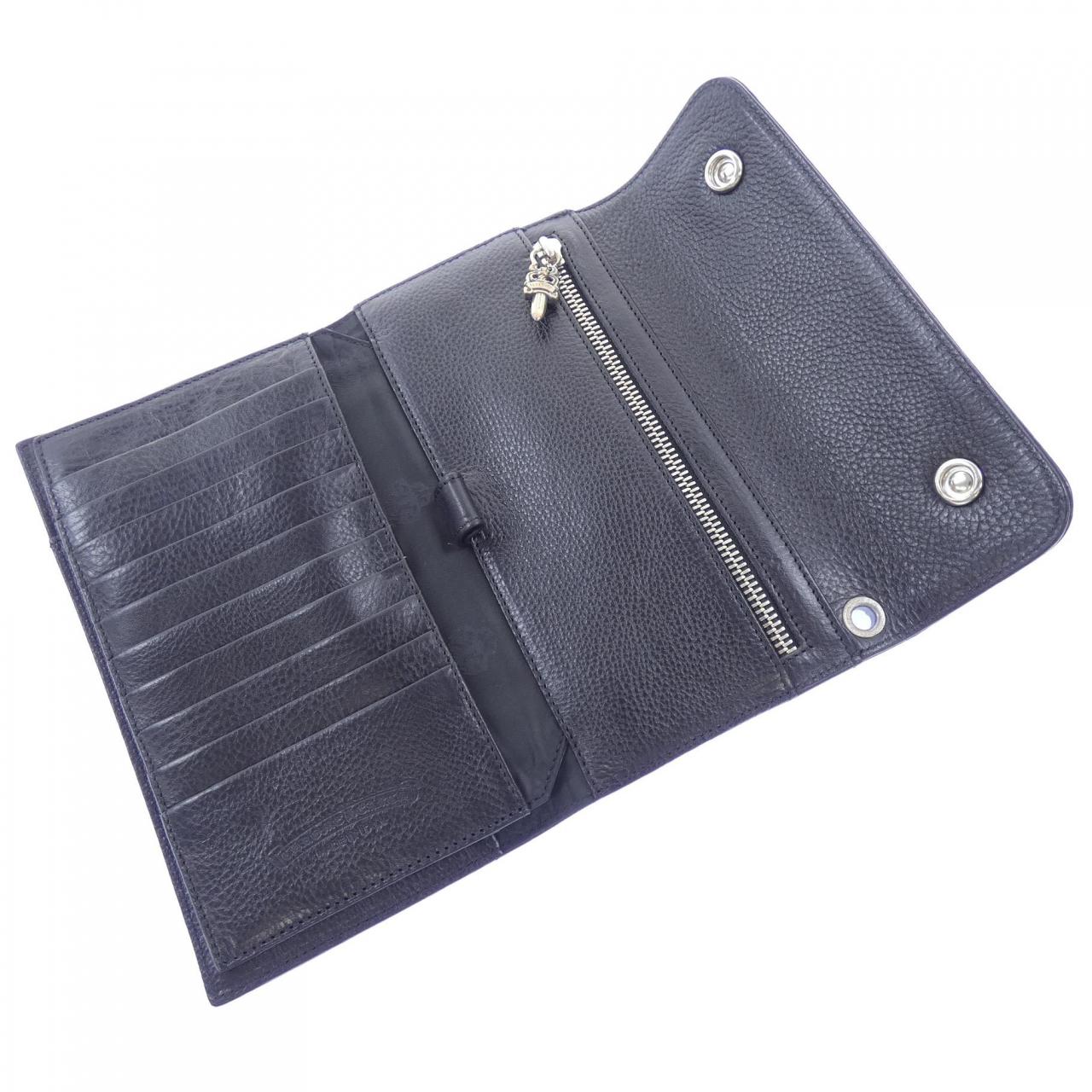 クロムハーツ CHROME HEARTS WAVE CROSS BTN　ウェーブ クロスボタン 2246 304 0501 0900 WALLET