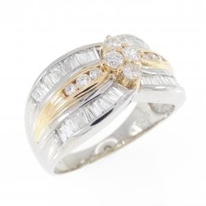 PT900/K18YG ダイヤモンド リング 1.00CT