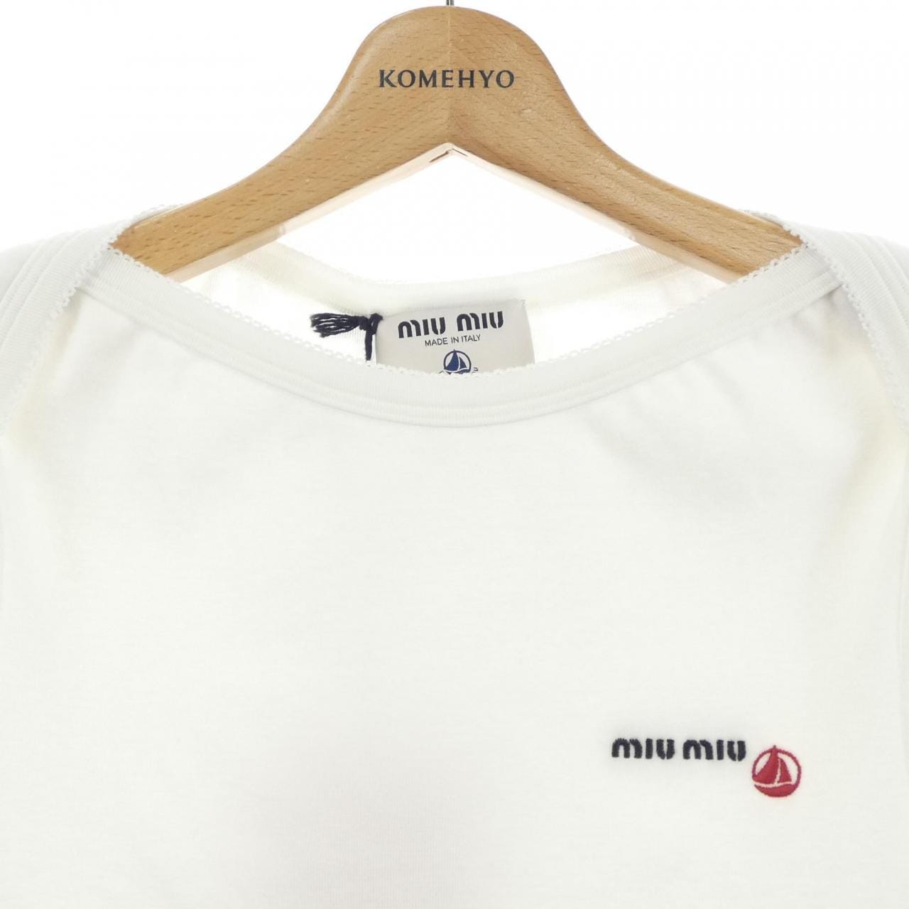 ミュウミュウ MIU MIU PETIT BATEAU MJN563 SOOO 16J8 Tシャツ