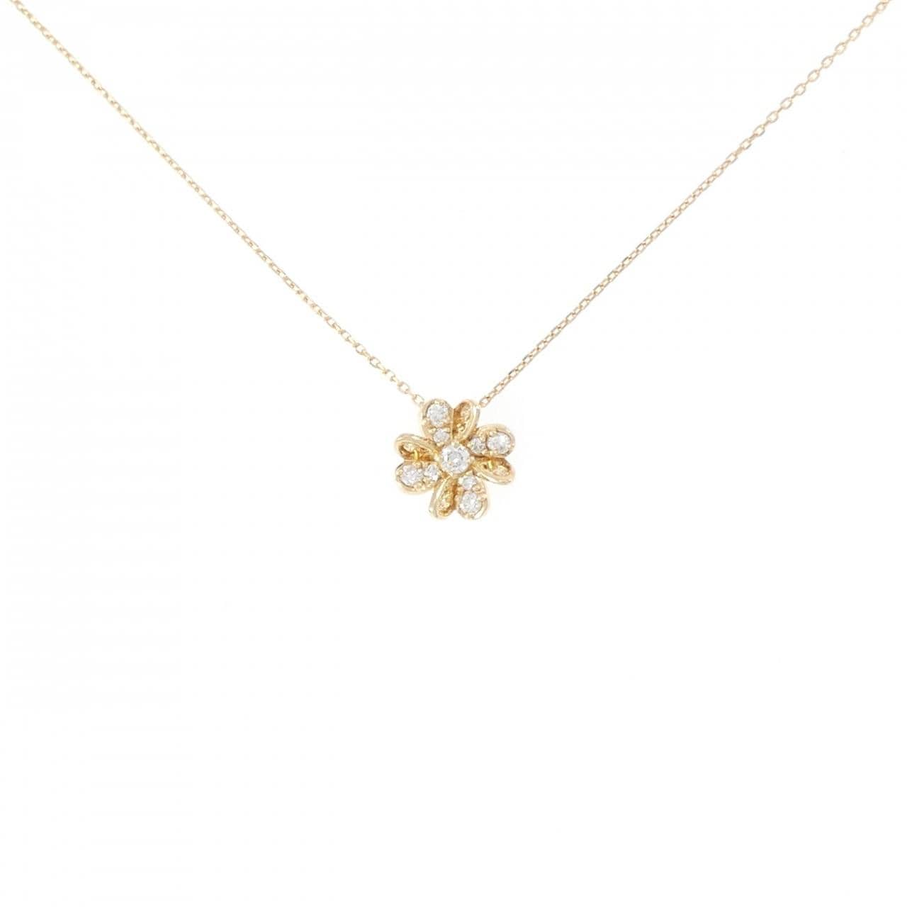 ポンテヴェキオ ダイヤモンド ネックレス 0.12CT