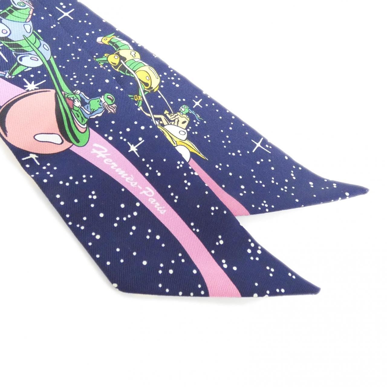 【未使用品】エルメス SPACE DERBY ツイリー 063573S スカーフ