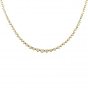 K18YG ハート ダイヤモンド ネックレス 5.00CT