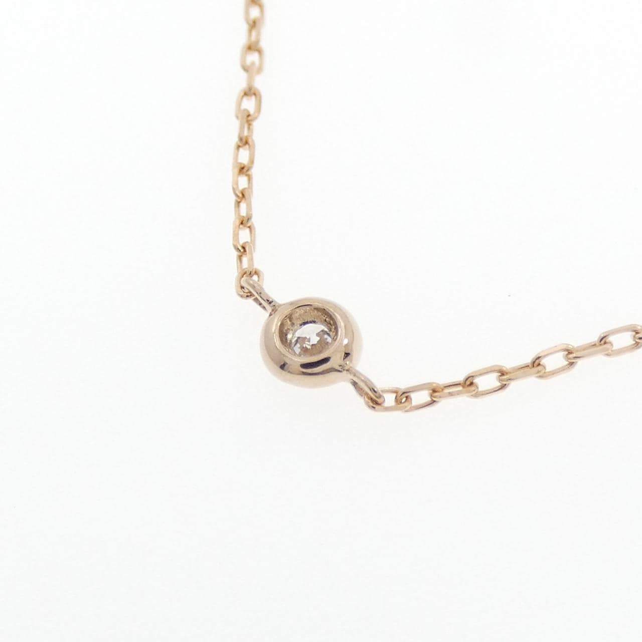 K18PG ダイヤモンド ネックレス 0.30CT