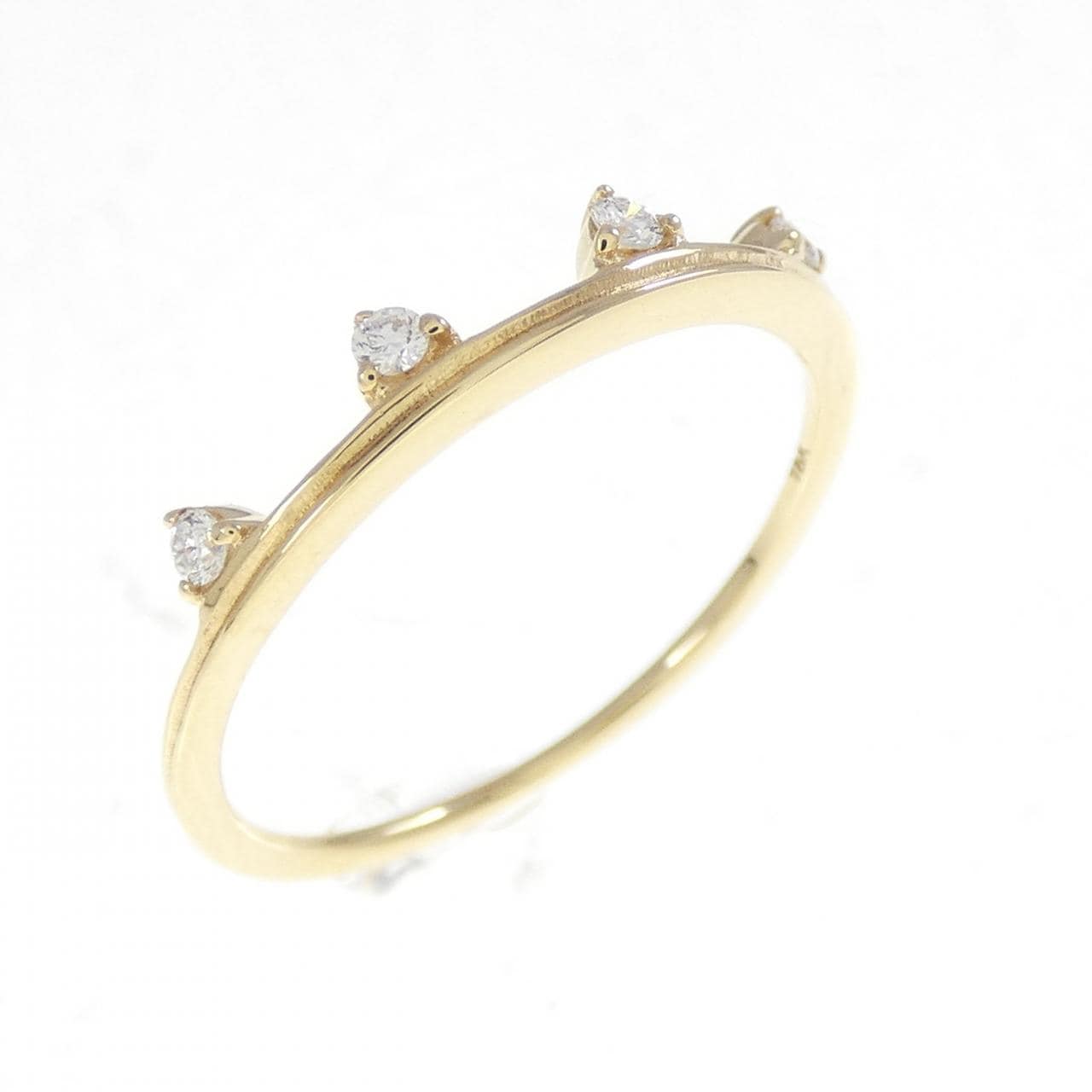 18KYG ダイヤモンド リング