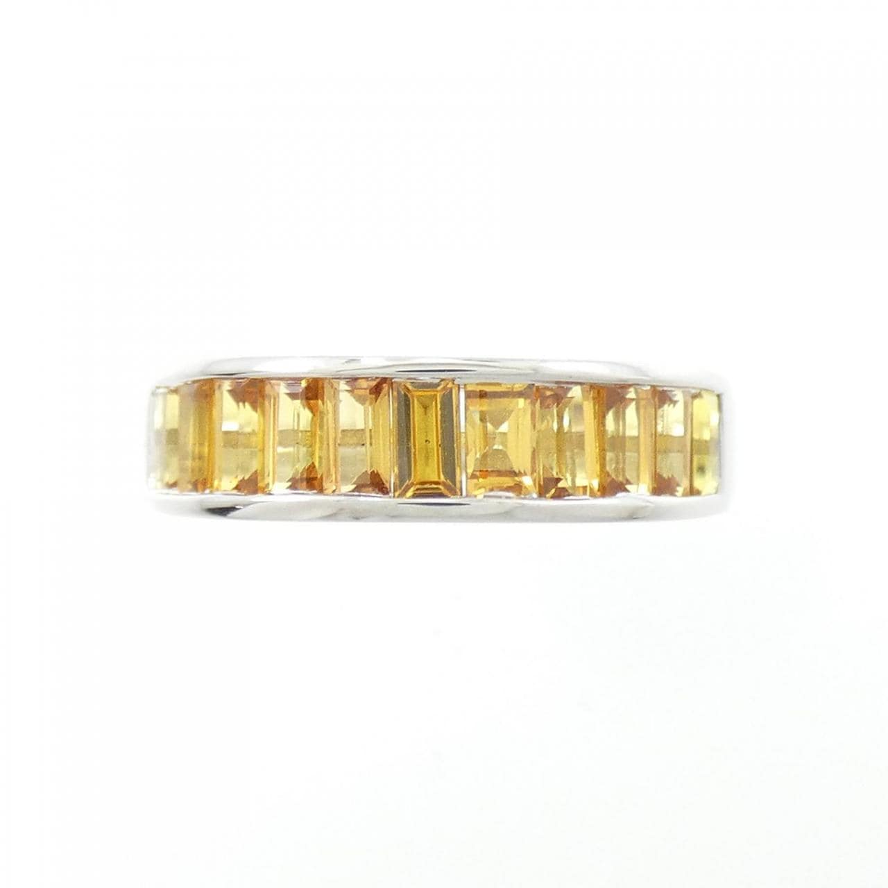 K18WG サファイヤ リング 1.74CT