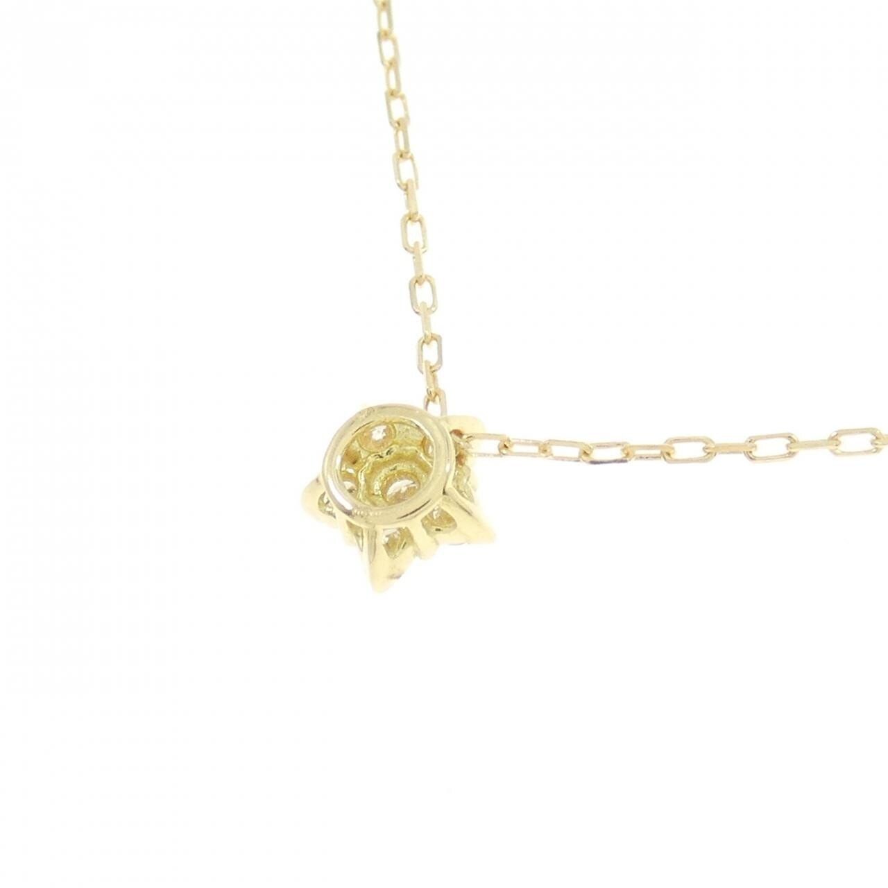 K18YG スター ダイヤモンド ネックレス 0.10CT