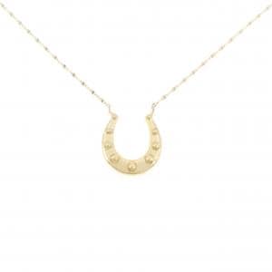 K18YG ホースシュー×スター ネックレス
