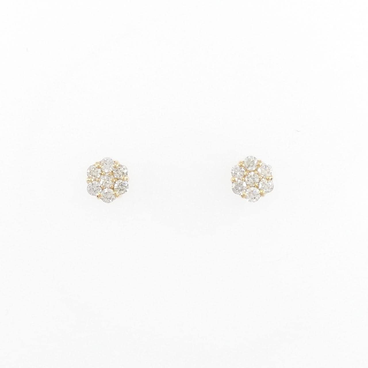 【新品】K18YG ダイヤモンド ピアス 0.20CT