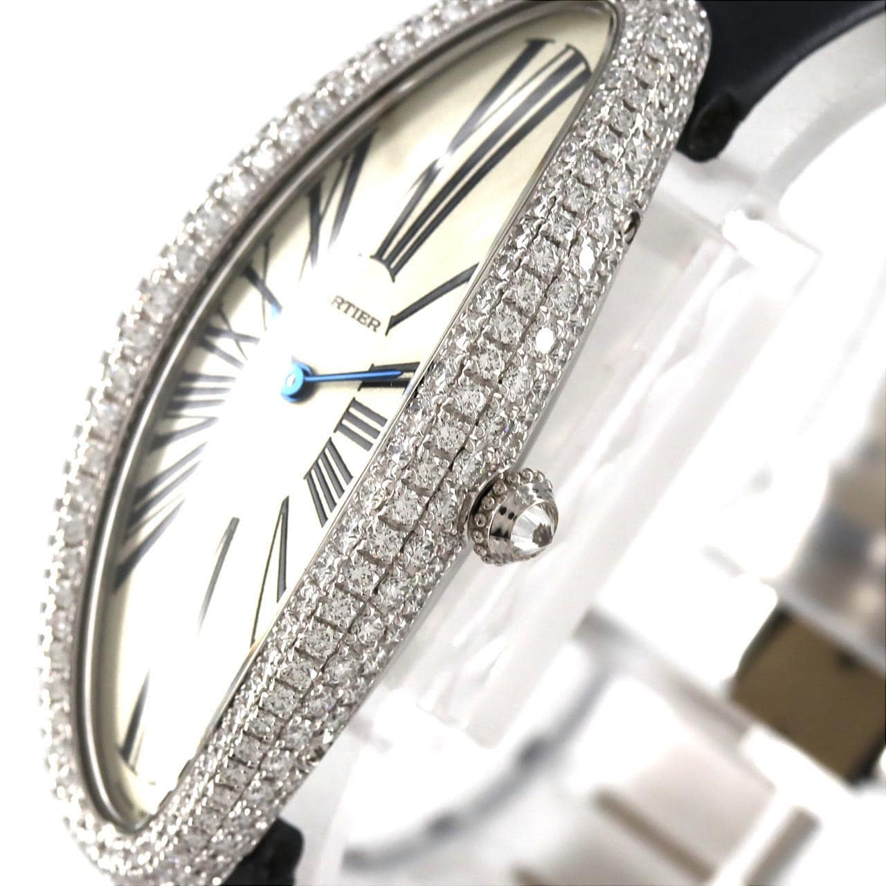 カルティエ ベニュワールアロンジェMM WG/4D WJBA0007 WG 手巻