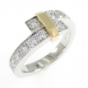 ティファニー バイパス ワイド リング 1.08CT