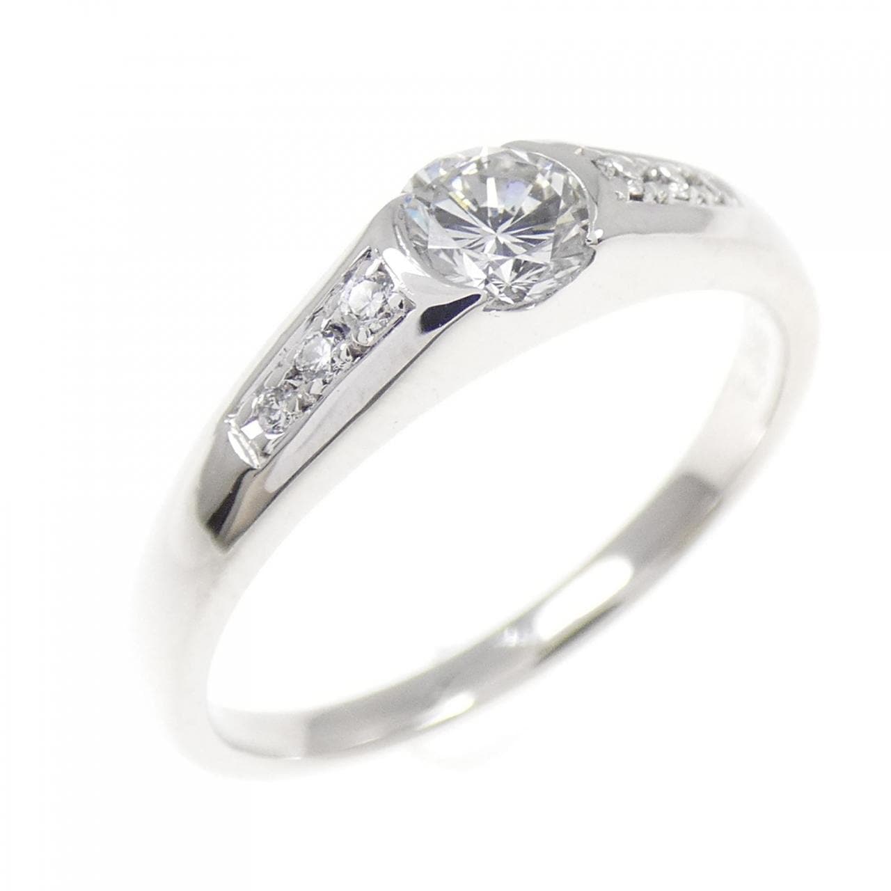 K18WG ダイヤモンド リング 0.286CT