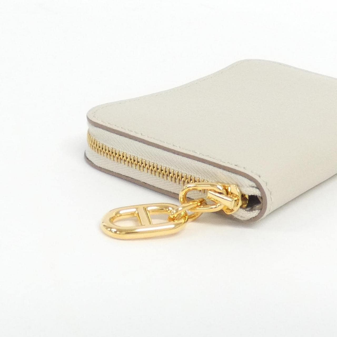 [未使用品] HERMES Zip Engou Chaine Duncre 084208CC INCASE