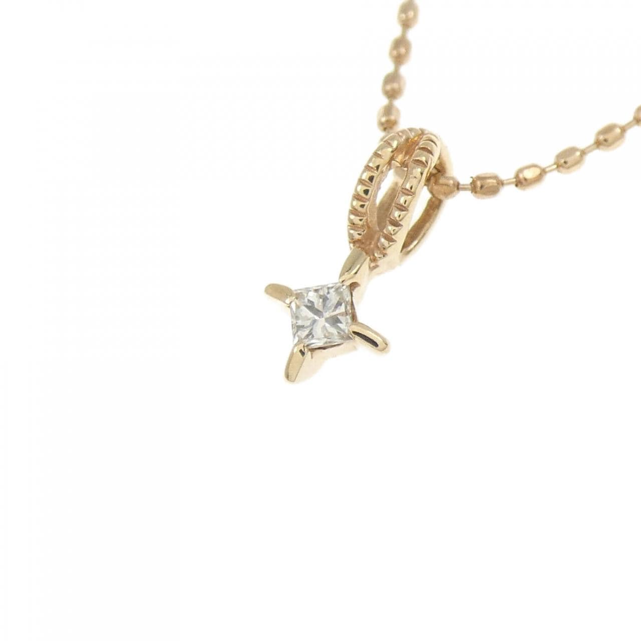 Agete Diamond Necklace 0.03CT
