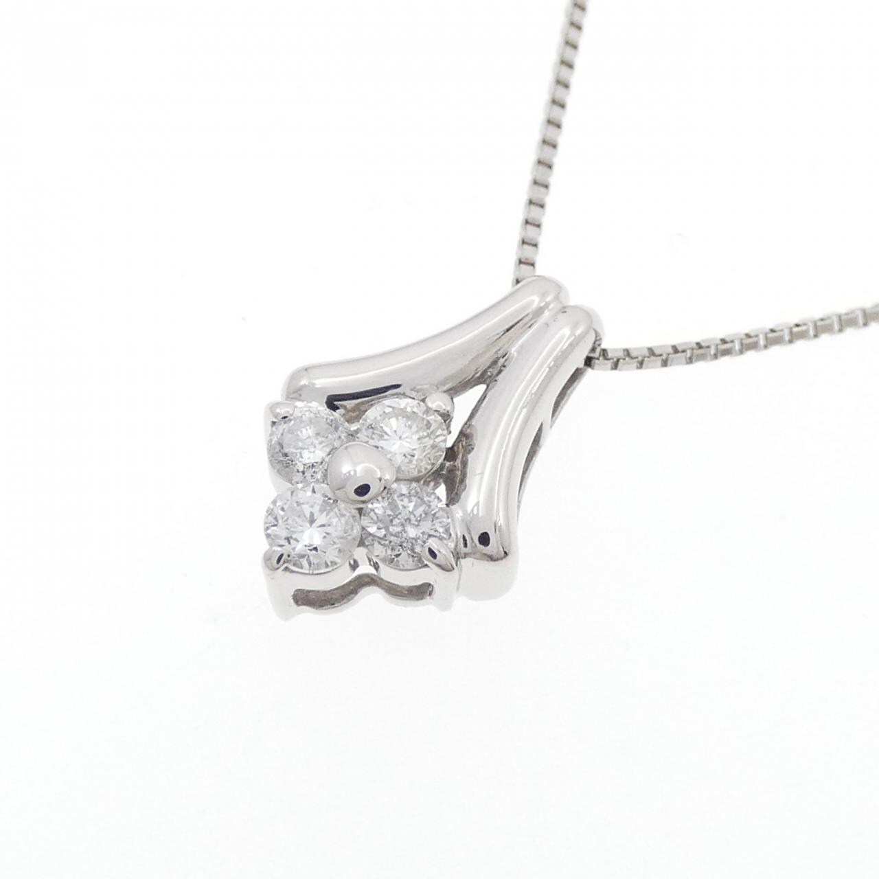 PT900/PT850 ダイヤモンド ネックレス 0.30CT