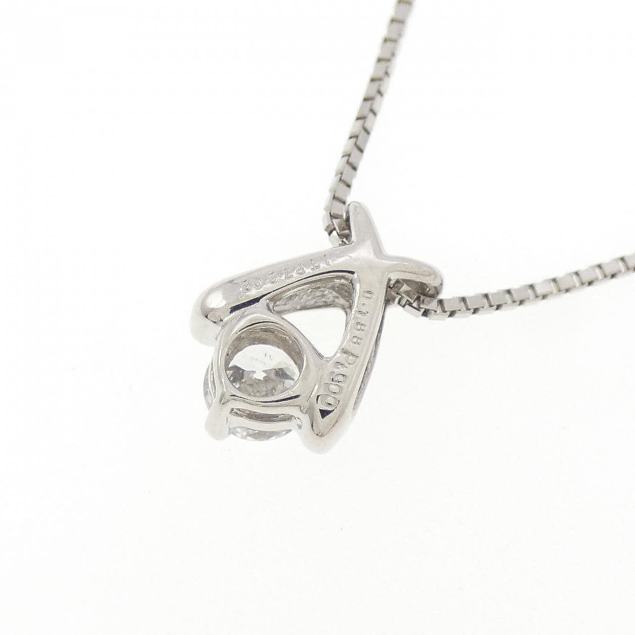 PT900/PT850 ダイヤモンド ネックレス 0.188CT