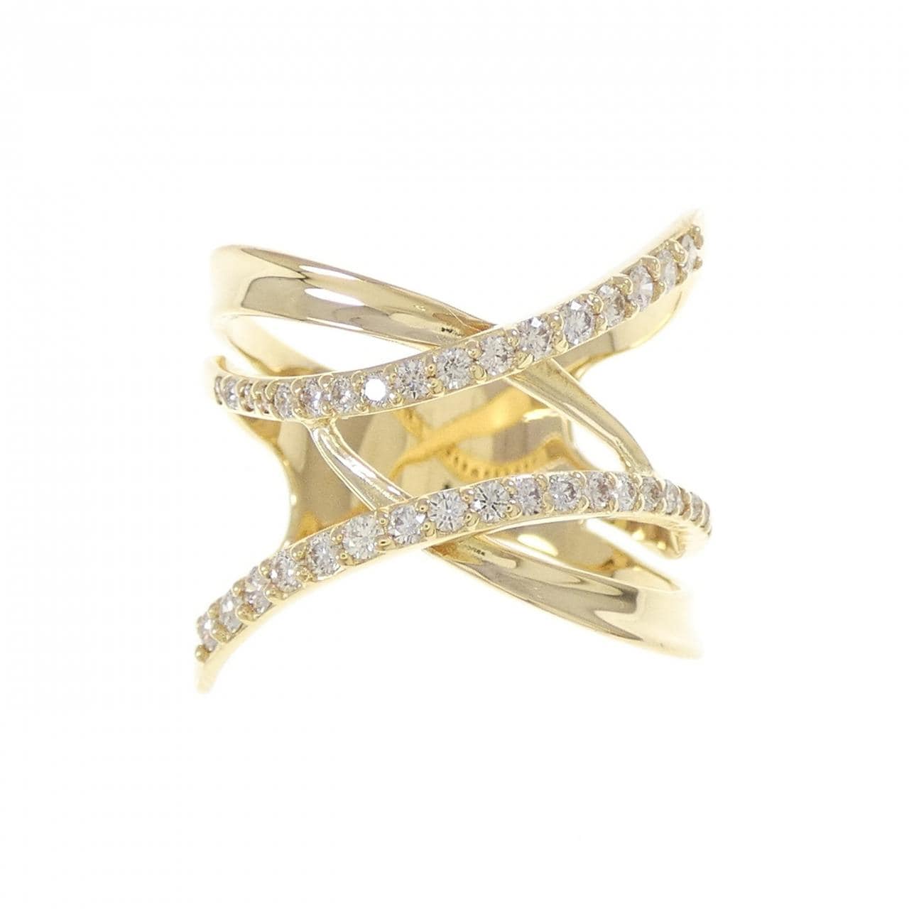 K18YG ダイヤモンド リング 0.40CT