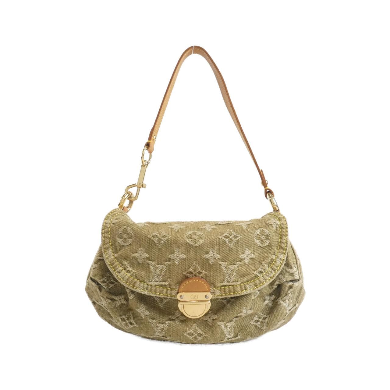 ルイヴィトン モノグラム デニム ミニ プリーティ M95217 ショルダーバッグ