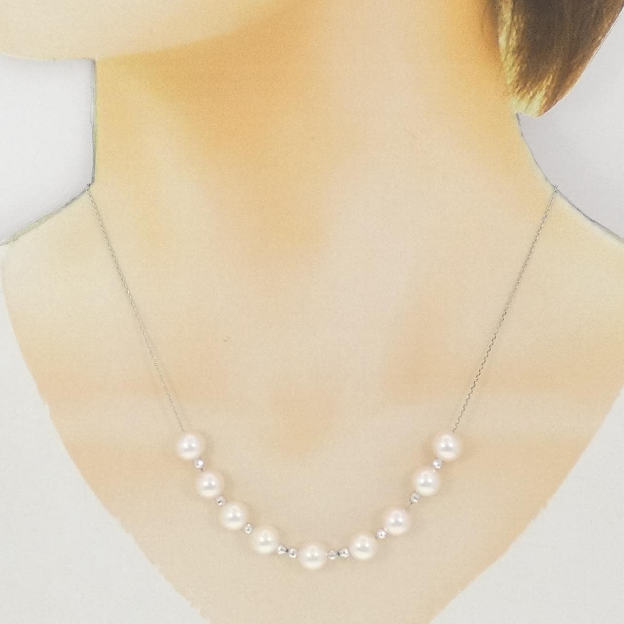 PT850 アコヤパール ネックレス 7.5mm