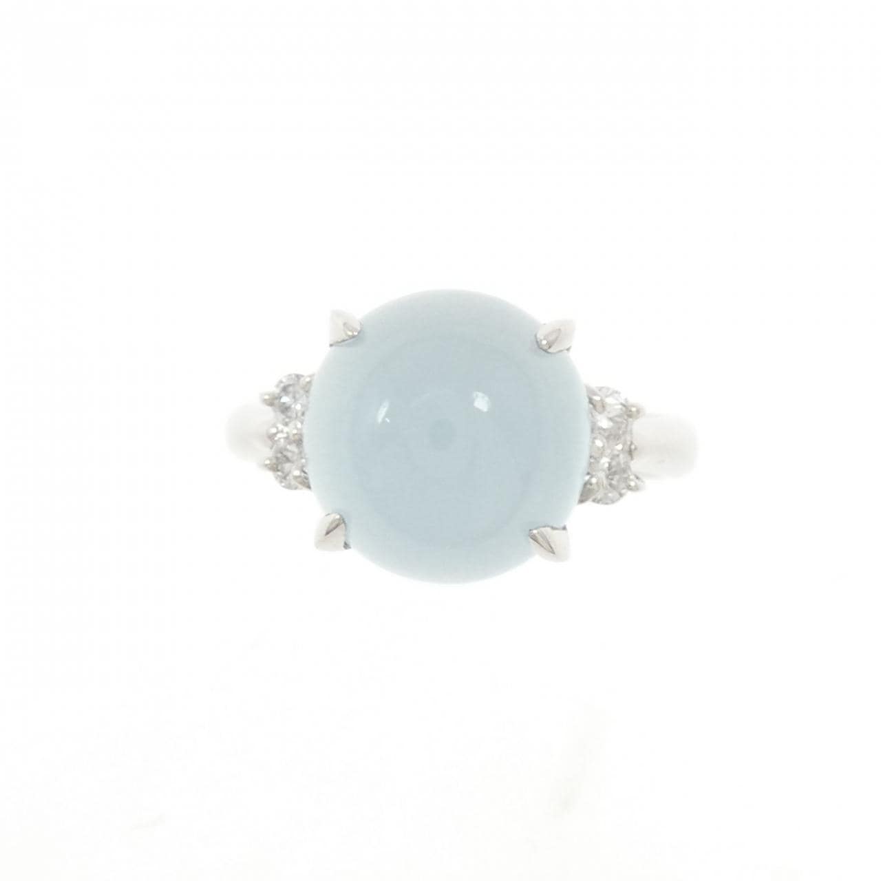 PT900 アクアマリンキャッツアイ リング 4.40CT