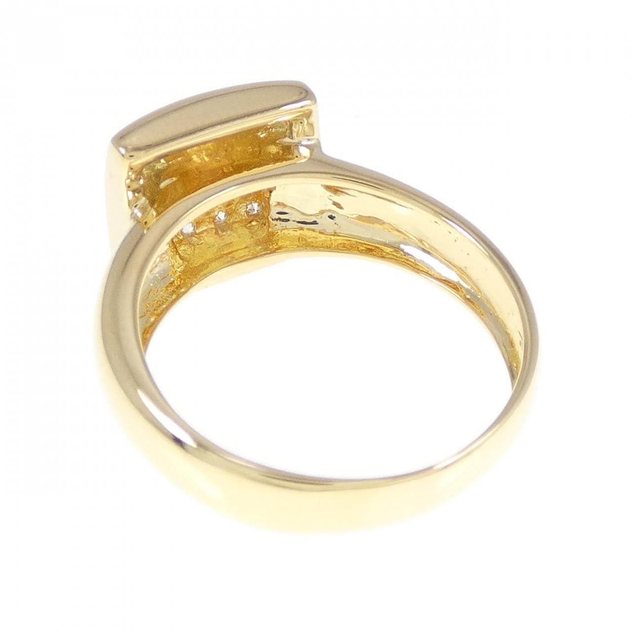 K18YG ダイヤモンド リング 0.39CT