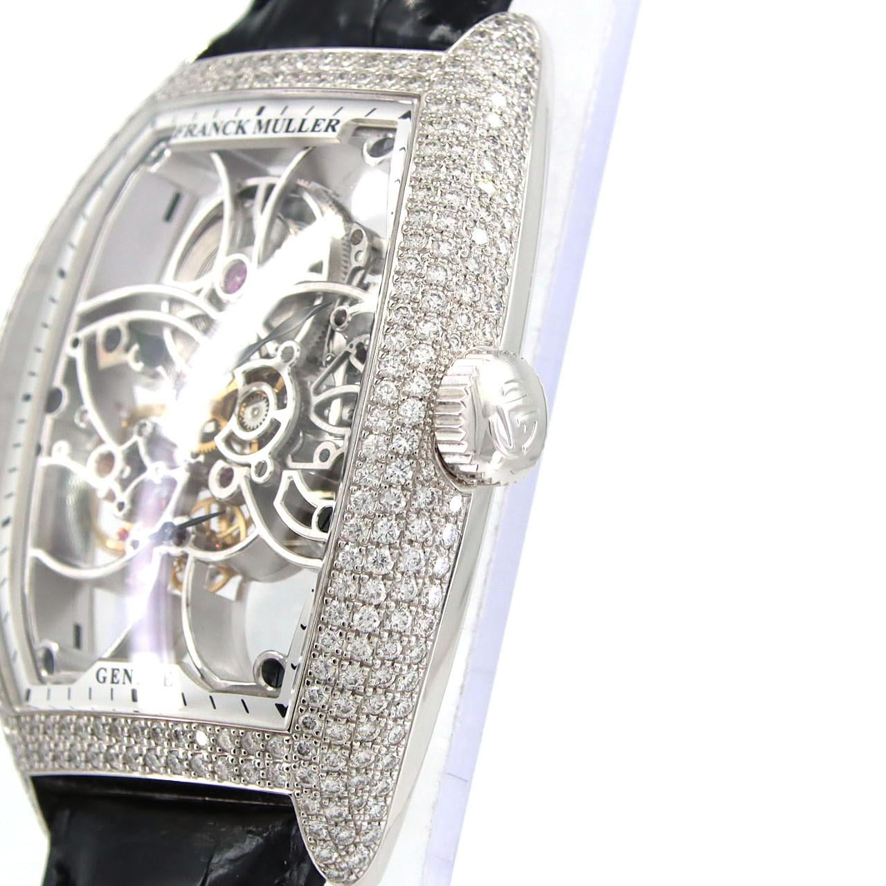 フランクミュラー ヴァンガード7デイズパワーリザーブスケルトン WG/4D 8880BS6SQTD WG 手巻