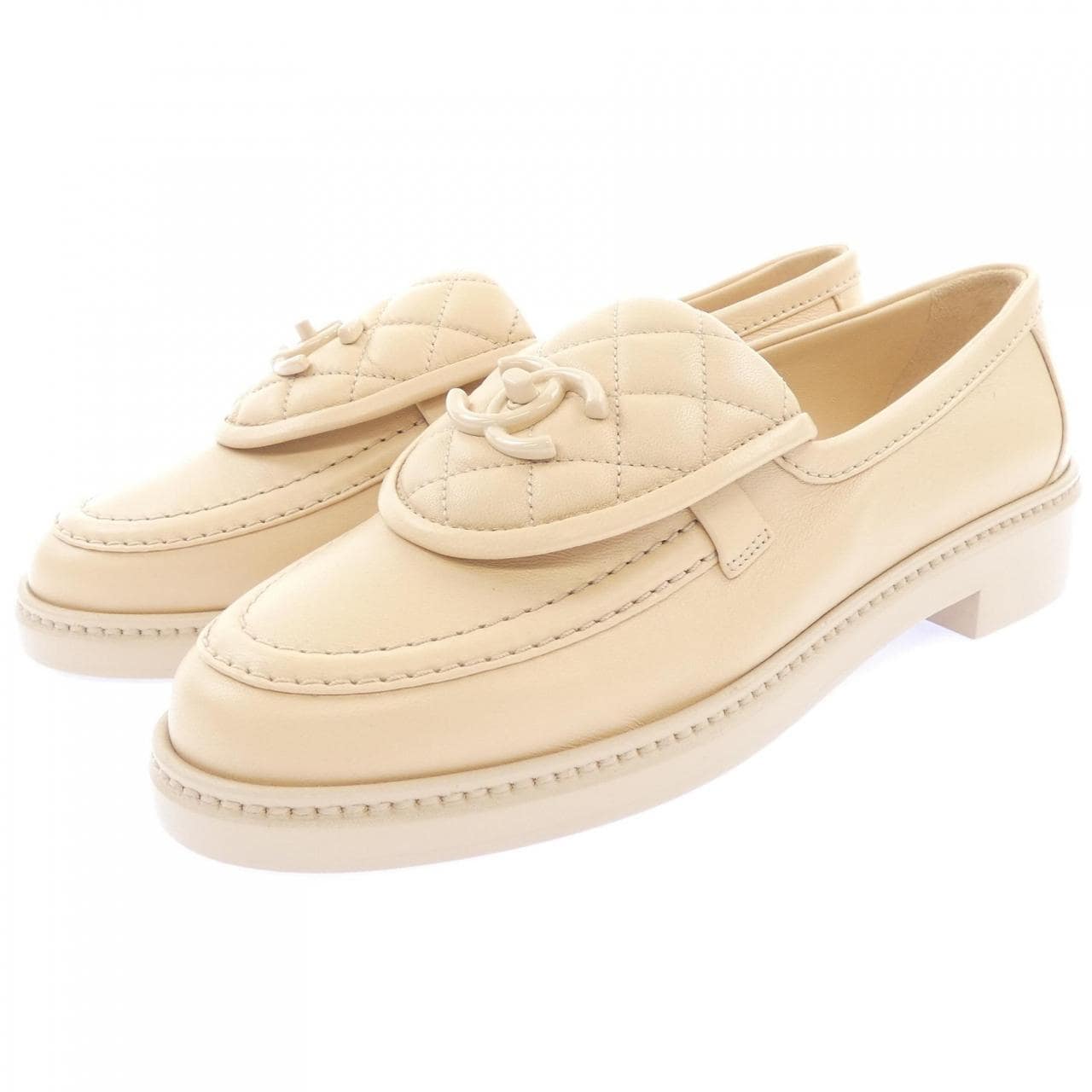 シャネル CHANEL ターンロック モカシン G45474B15482 シューズ